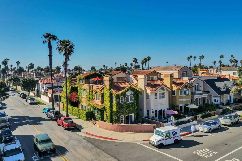 Aerial View Huntington Beach Vacation Rental